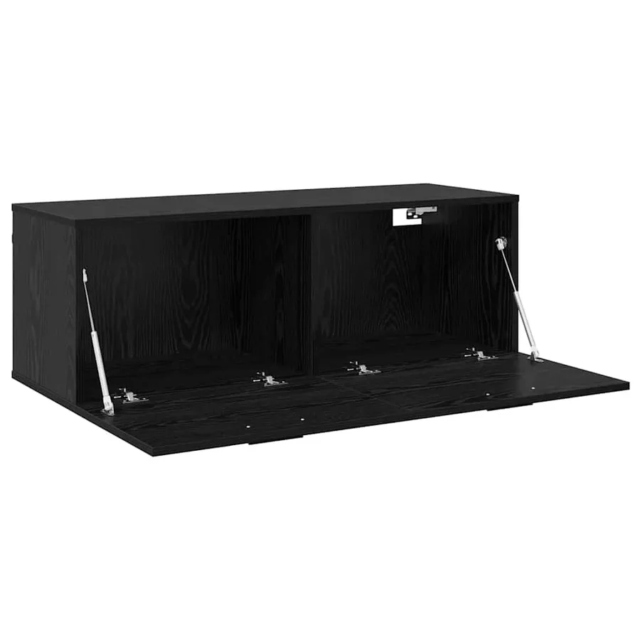 Armoire Murale Chêne noir 100 x 36,5 x 35 cm Bois d'ingénierie - 5