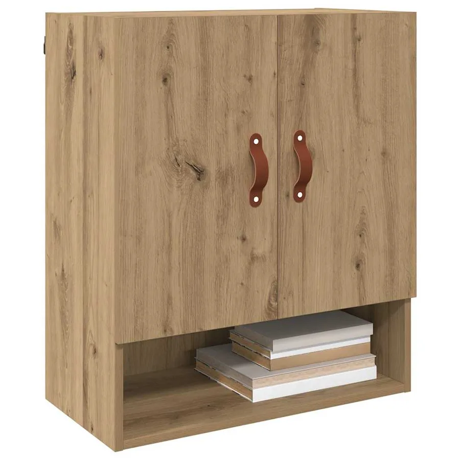 Meuble mural 60 x 31 x 70 cm Bois d'ingénierie chêne artisanal - 3