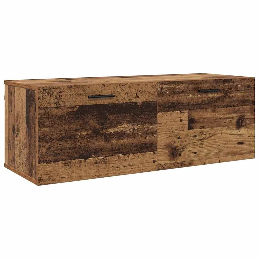 Armoire Murale Bois ancien 100 x 36,5 x 35 cm Bois d'ingénierie - 2