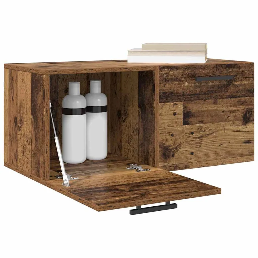 Meuble mural Bois ancien 80 x 36.5 x 35 cm Bois d'ingénierie - 3