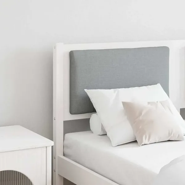 Tête de lit Autre Blanc 160 cm Bois massif en pin