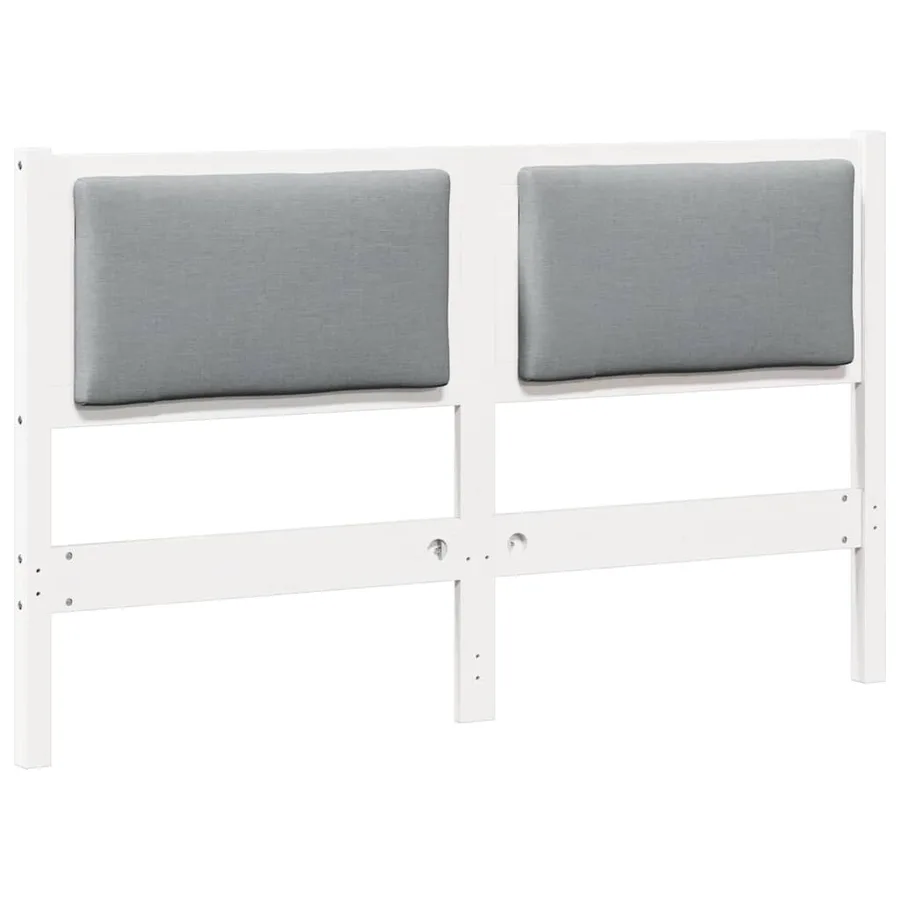 Tête de lit Autre Blanc 160 cm Bois massif en pin - 2