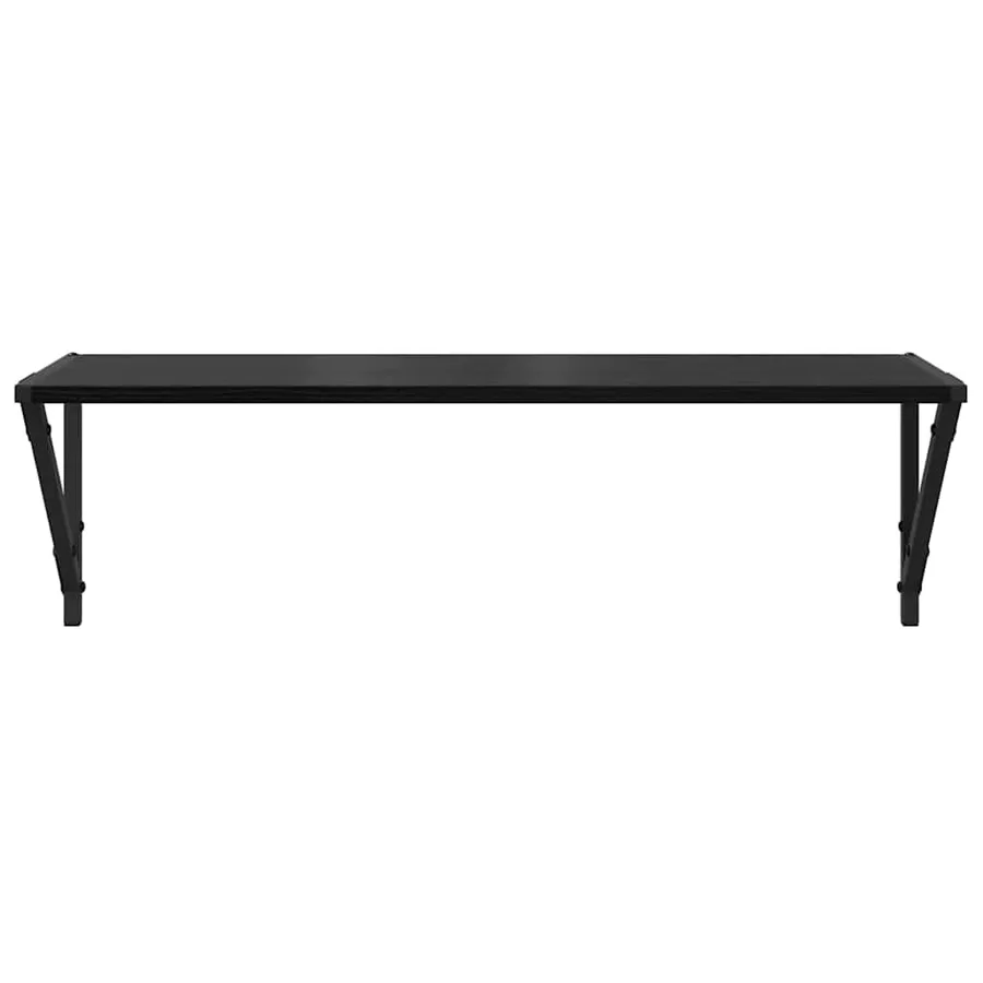 Étagères Murales 2 pcs Chêne noir 80 x 25 x 25,5 cm - 6