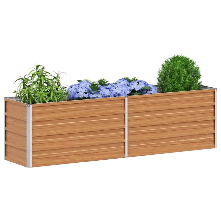 Jardinière surélevée Marron Clair 160 x 40 x 45 cm - 3