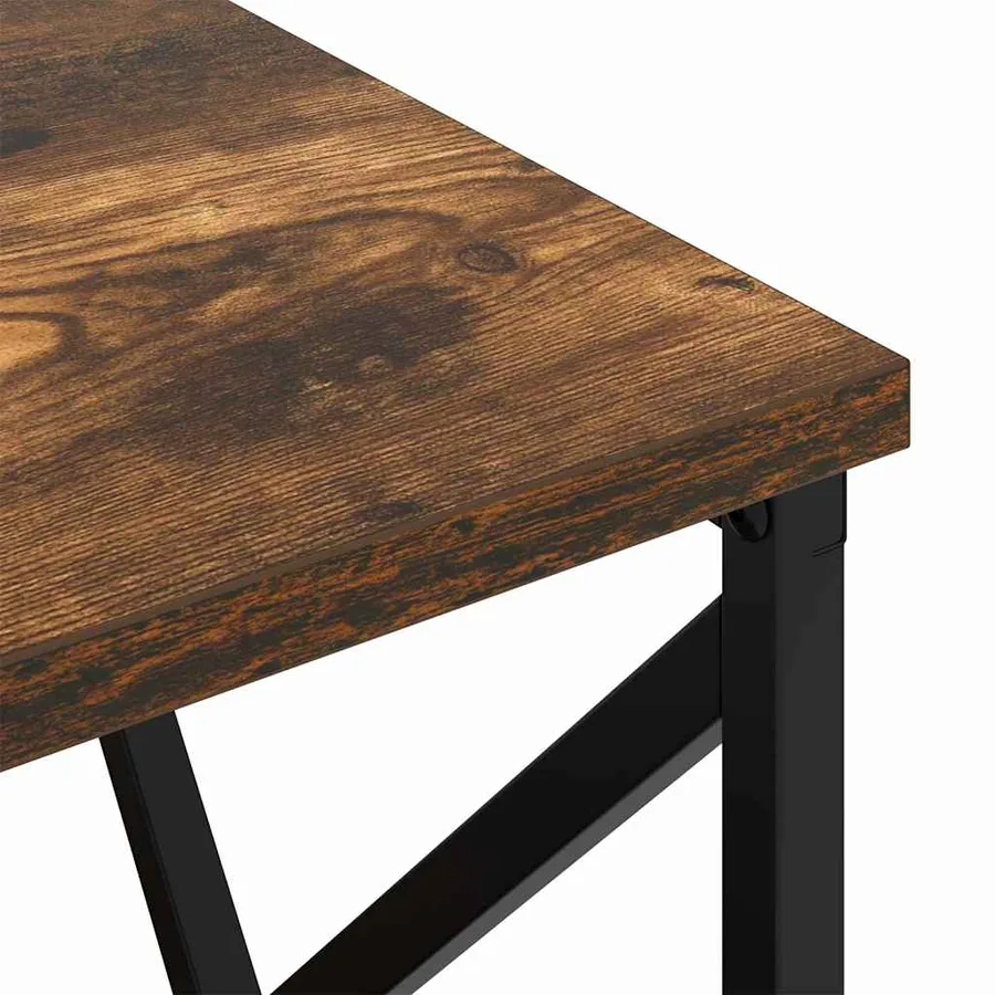 Cabinet de chevet Chêne fumé 40 x 31 x 60 cm Bois d'ingénierie - 8