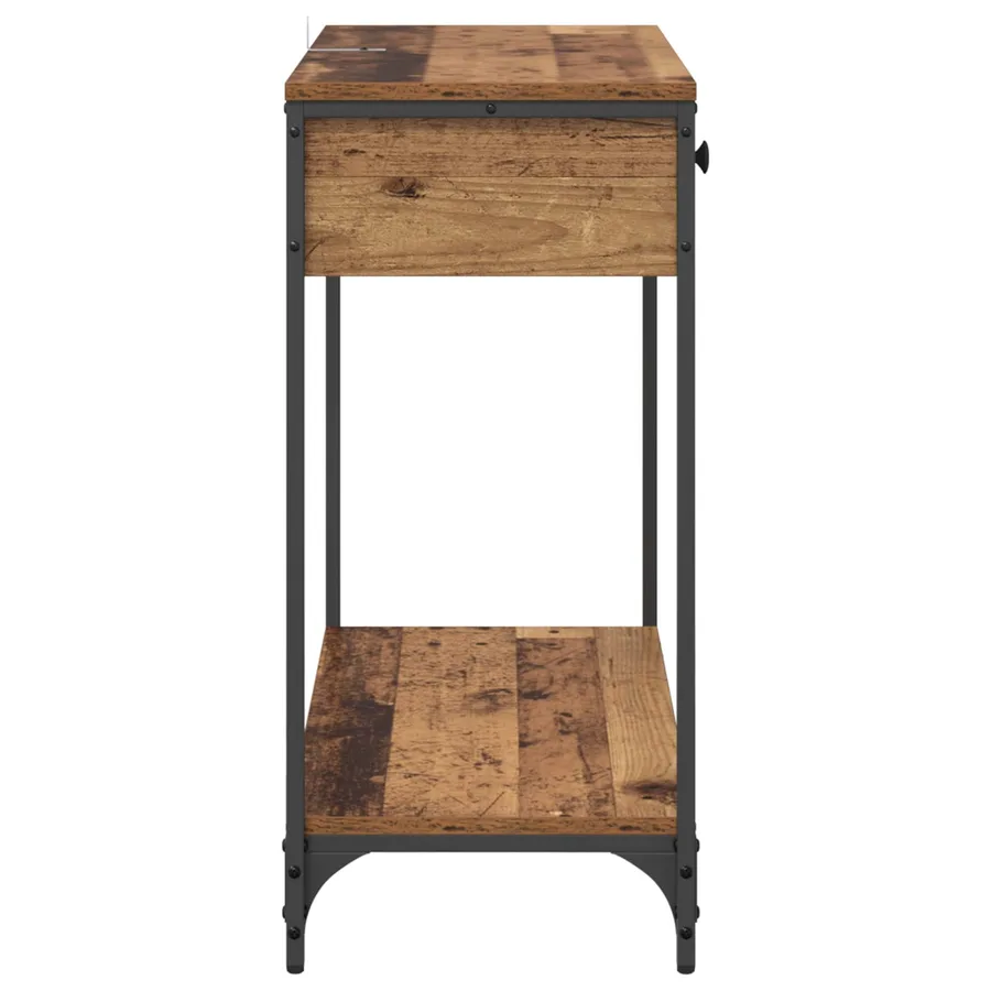 Table console Bois Ancien 75 x 34,5 x 75 cm Bois d'ingénierie - 7
