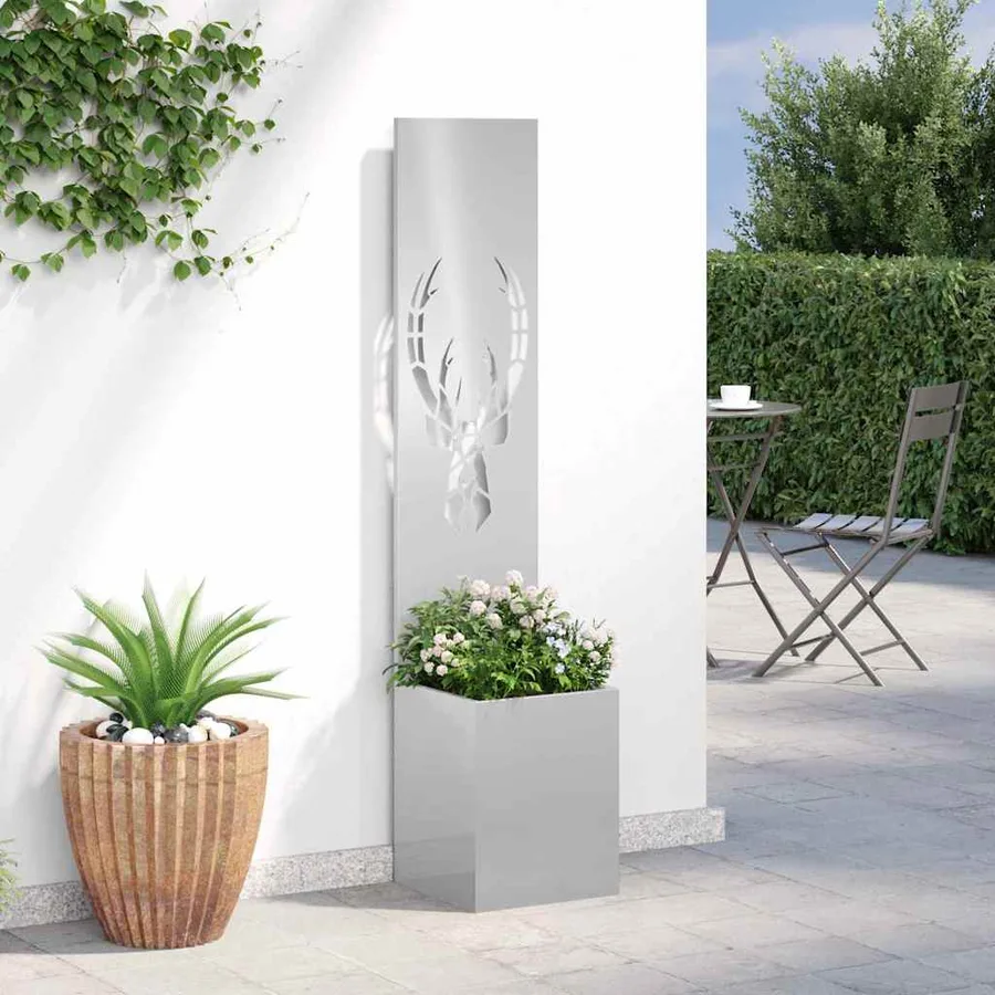 Écran de confidentialité de jardin Argent 32 x 32 x 150 cm - 4