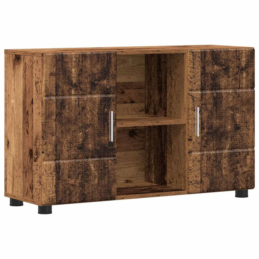 Buffet avec étagère FLORIN Bois ancien 88,5 x 30,5 x 55,5 cm - 2