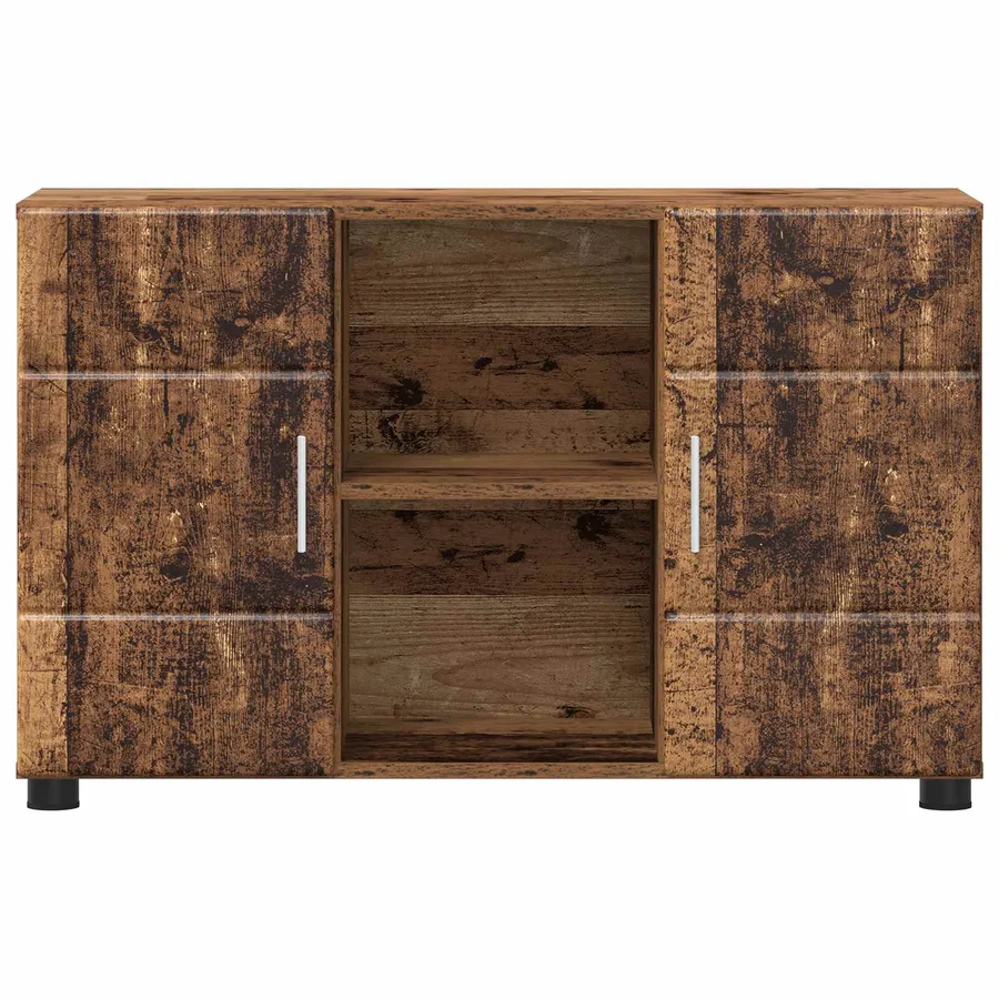 Buffet avec étagère FLORIN Bois ancien 88,5 x 30,5 x 55,5 cm - 6