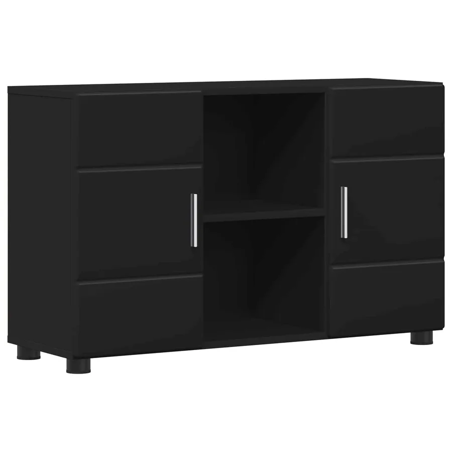 Buffet FLORIN Noir 88,5 x 30,5 x 55,5 cm Bois d'ingénierie - 2