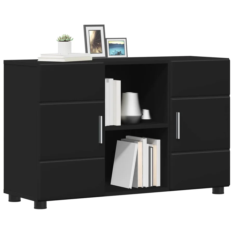 Buffet FLORIN Noir 88,5 x 30,5 x 55,5 cm Bois d'ingénierie - 3