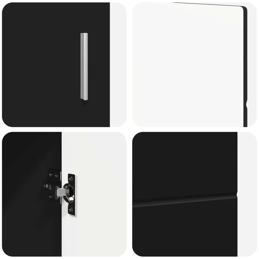 Buffet FLORIN Noir 88,5 x 30,5 x 55,5 cm Bois d'ingénierie - 9