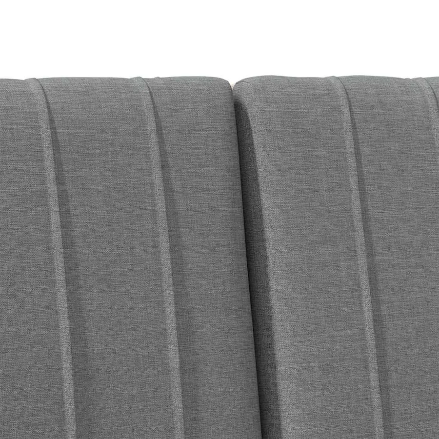Tête de lit capitonnée Gris foncé 150 cm Pin massif - 7