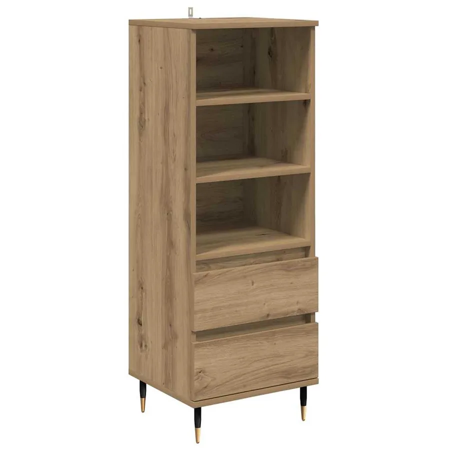 Haut Armoire Chêne artisanal 40 x 36 x 110 cm Bois d'ingénierie - 2
