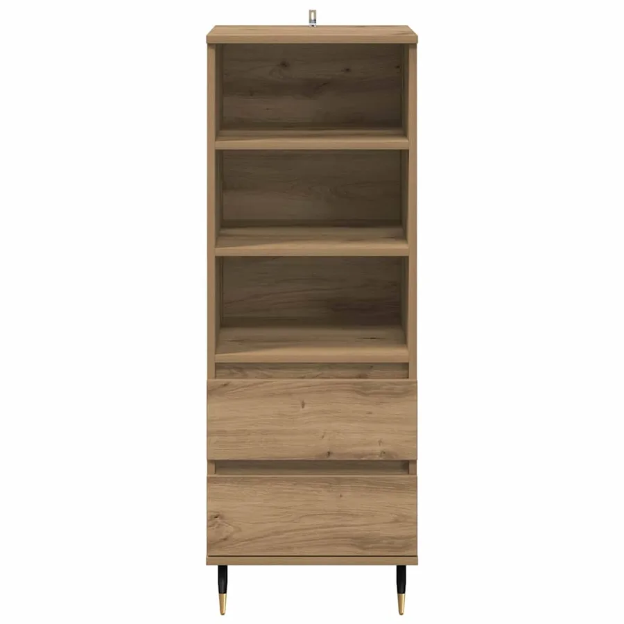 Haut Armoire Chêne artisanal 40 x 36 x 110 cm Bois d'ingénierie - 6