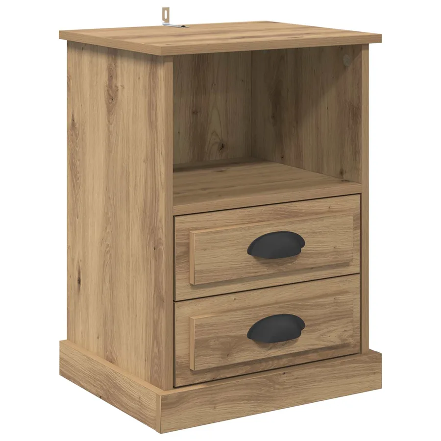 Cabinet de chevet Chêne artisanal 36 x 43 x 60 cm - 2