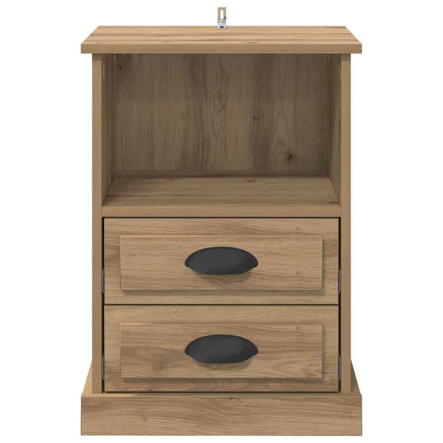 Cabinet de chevet Chêne artisanal 36 x 43 x 60 cm - 6