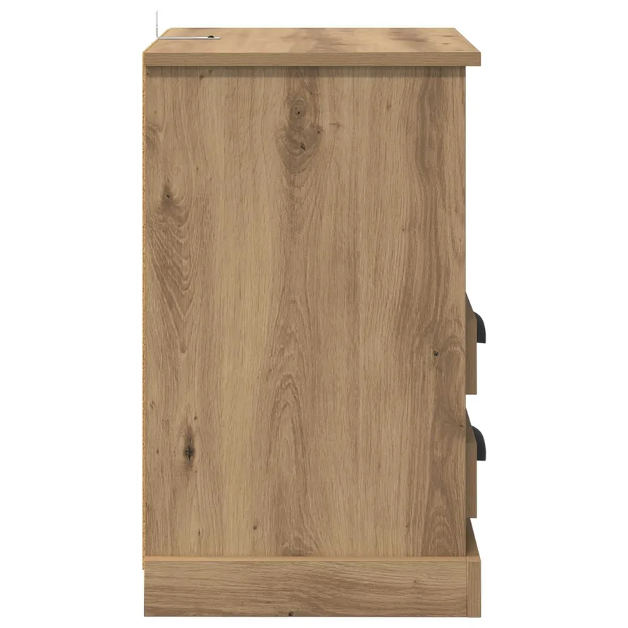 Cabinet de chevet Chêne artisanal 36 x 43 x 60 cm - 7