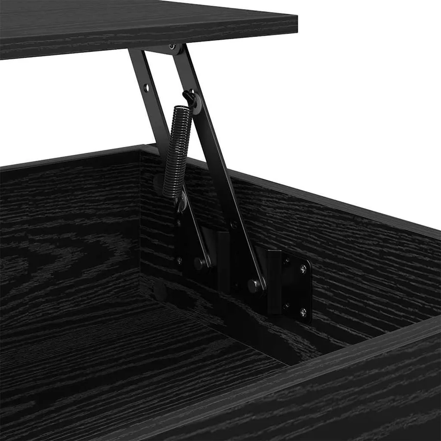Table basse Chêne noir 70 x 50 x 54.5 cm Bois d'ingénierie - 10