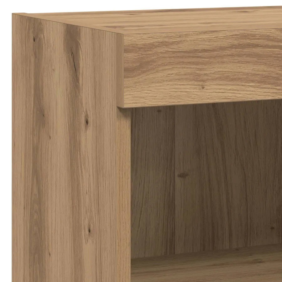 Meubles TV muraux 4 pcs Chêne noir Bois d'ingénierie - 8