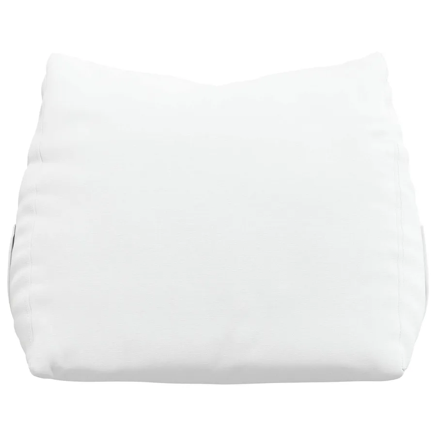 Coussin de Dos Blanc 45 x 20 x 35 cm tissu - 6