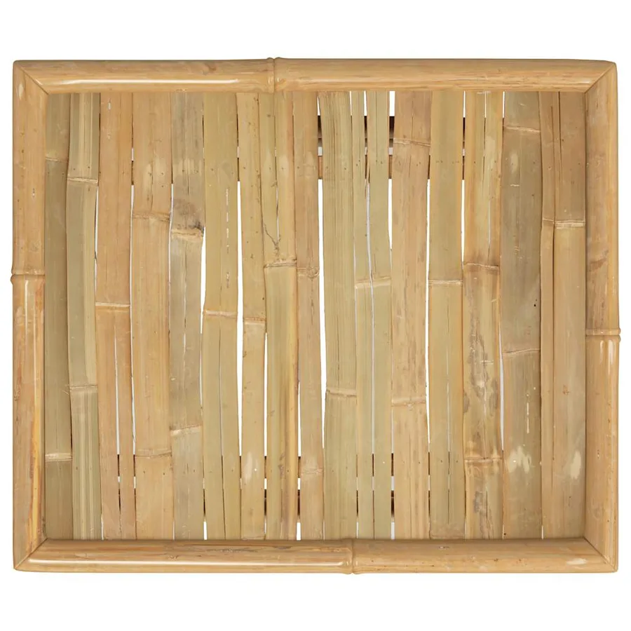 Table de jardin 65x55x30 cm bambou - 5