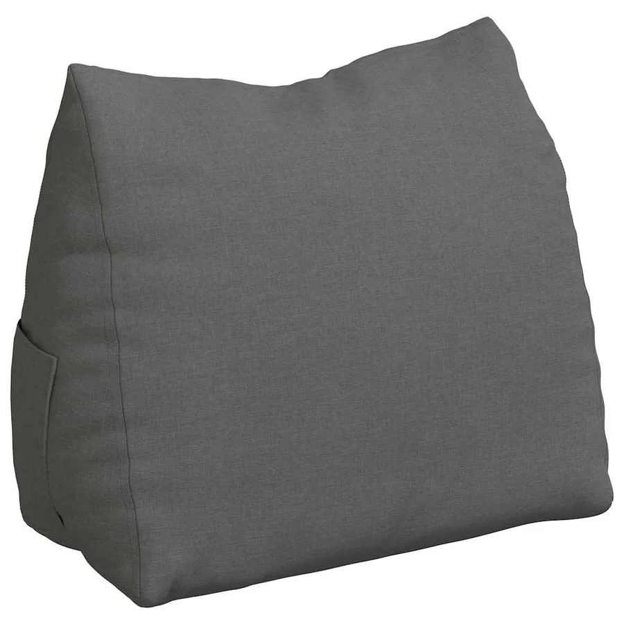 Coussin de Dos Gris foncé 60 x 20 x 50 cm tissu - 2