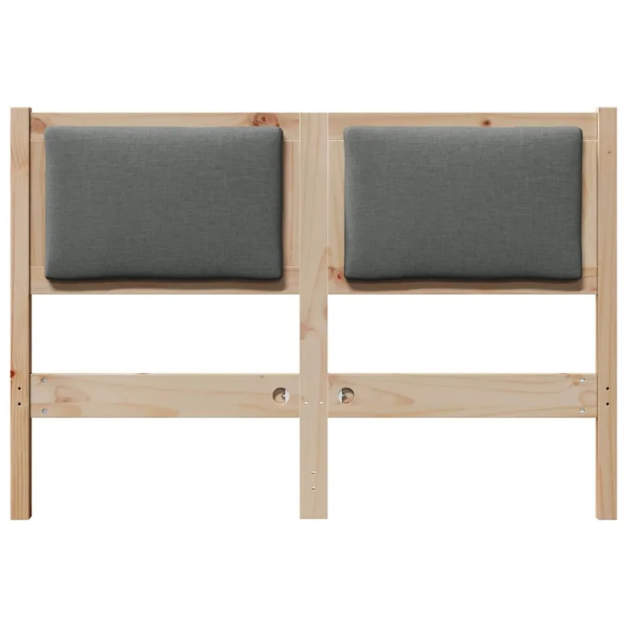Tête de lit Autre Marron 135 cm Bois massif en pin - 4