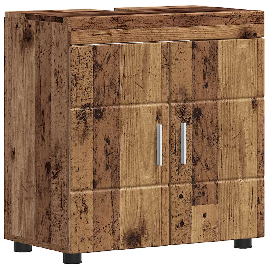 Ensemble d'armoire de salle de bain TULUM Bois ancien - 2