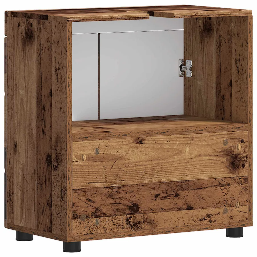 Ensemble d'armoire de salle de bain TULUM Bois ancien - 7