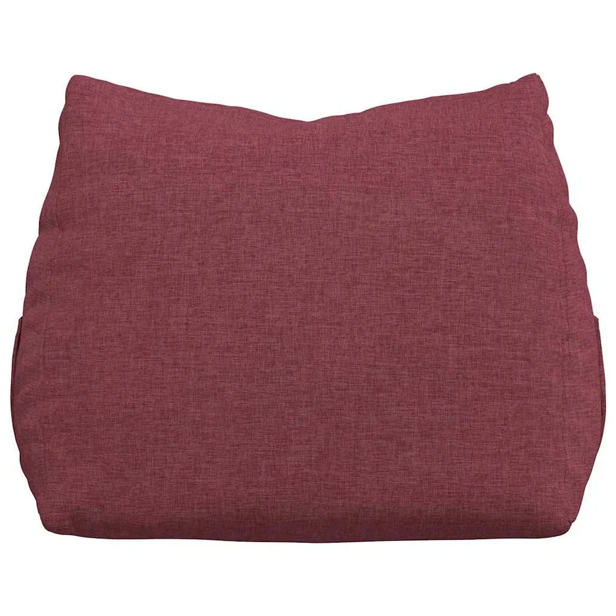 Coussin de Dos Bordeaux 45 x 20 x 35 cm tissu - 6