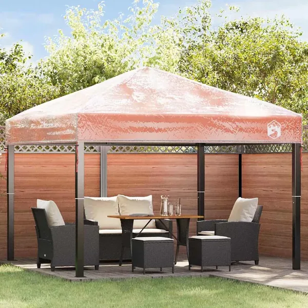 Remplacement de housse de gazebo Transparent 300 x 300 x 26 cm