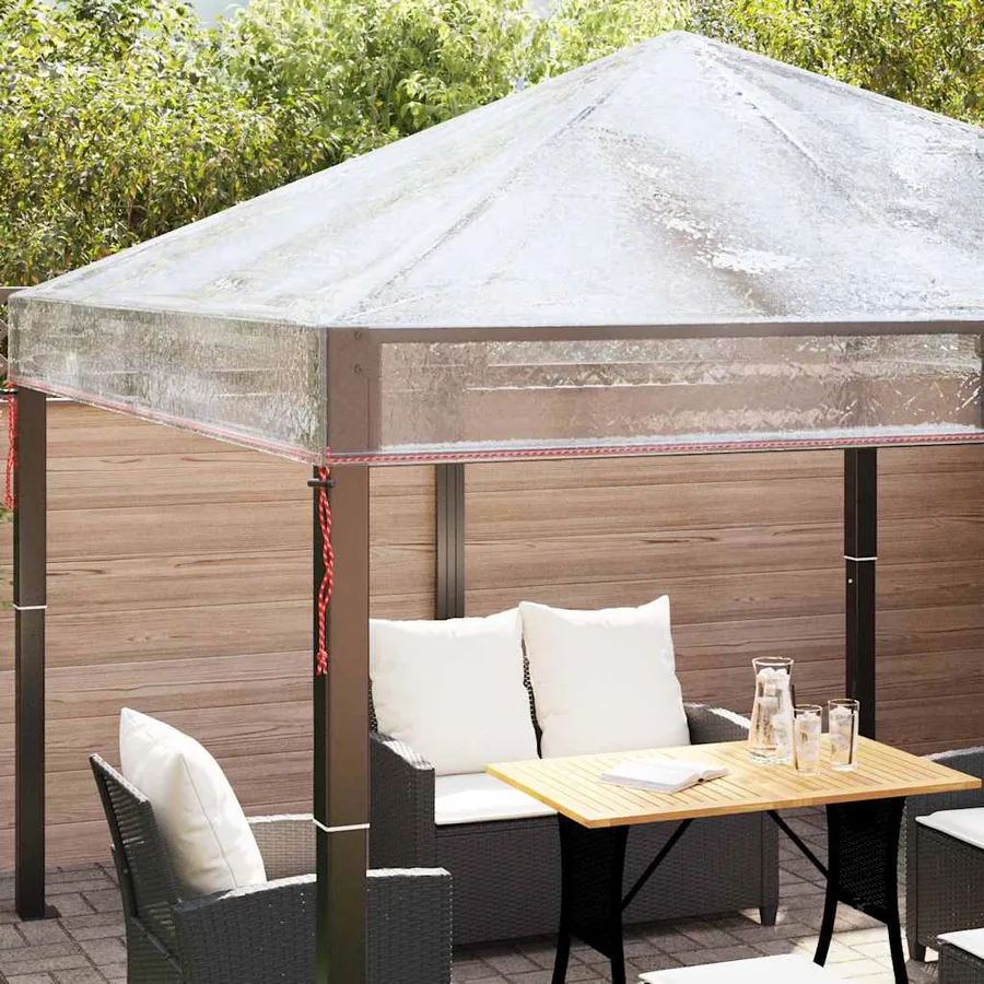 Remplacement de housse de gazebo Transparent 300 x 300 x 26 cm - 5