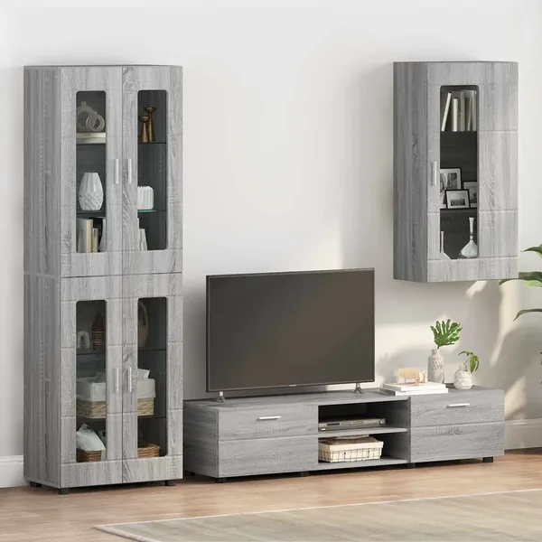 Cabinet en Bois Gris Sonoma Bois d'ingénierie