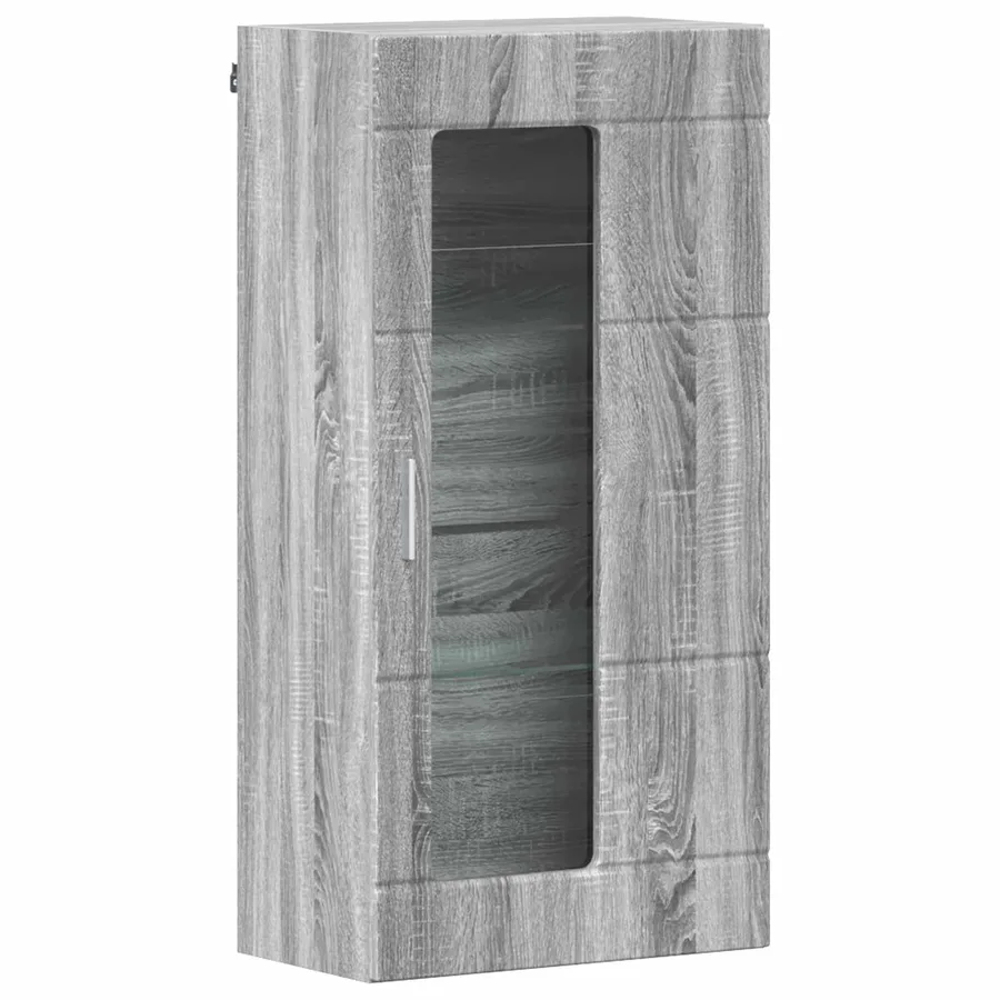 Cabinet en Bois Gris Sonoma Bois d'ingénierie - 2