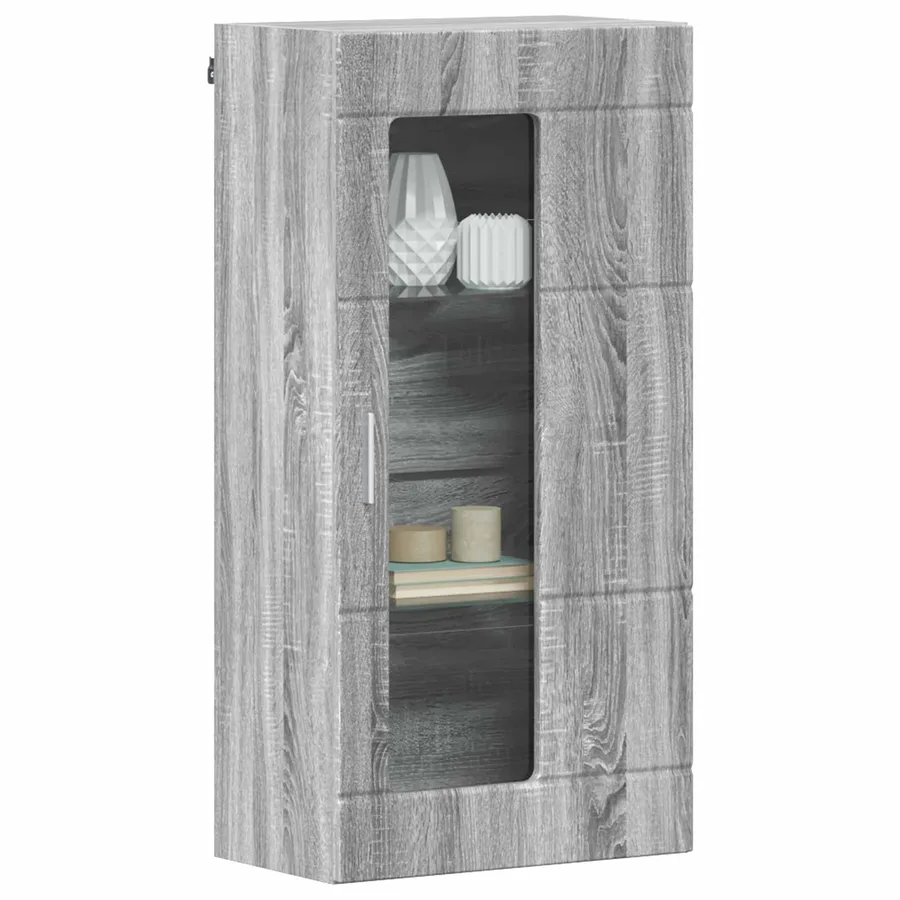Cabinet en Bois Gris Sonoma Bois d'ingénierie - 3