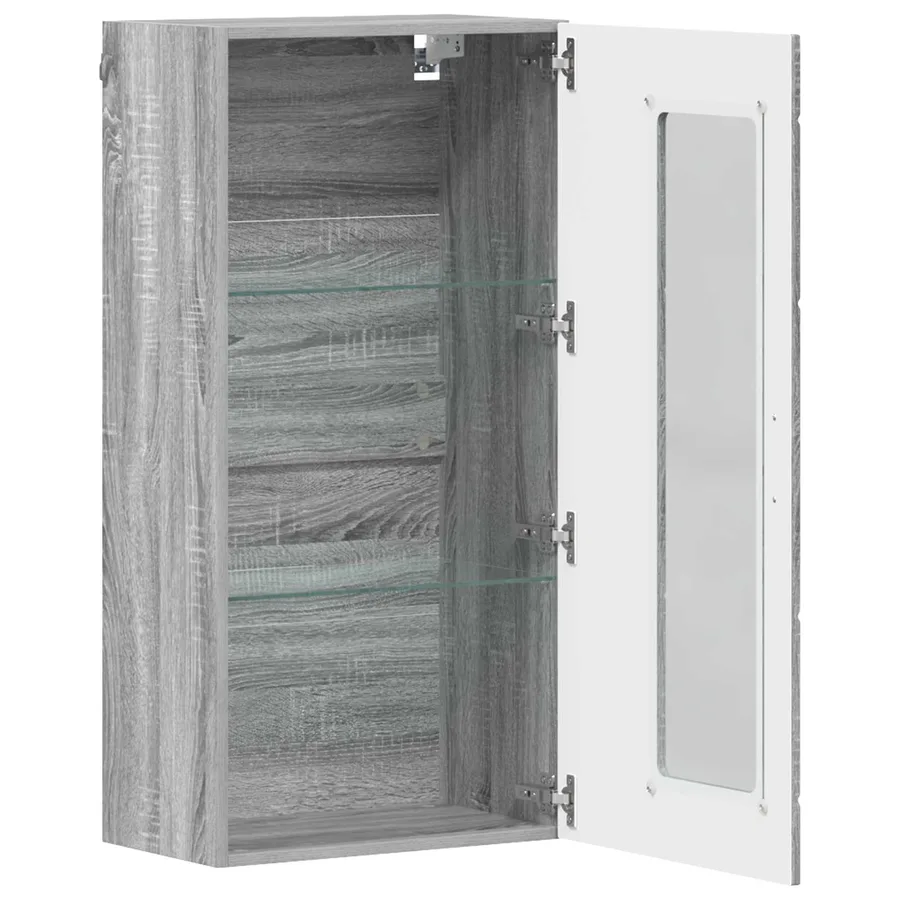 Cabinet en Bois Gris Sonoma Bois d'ingénierie - 5