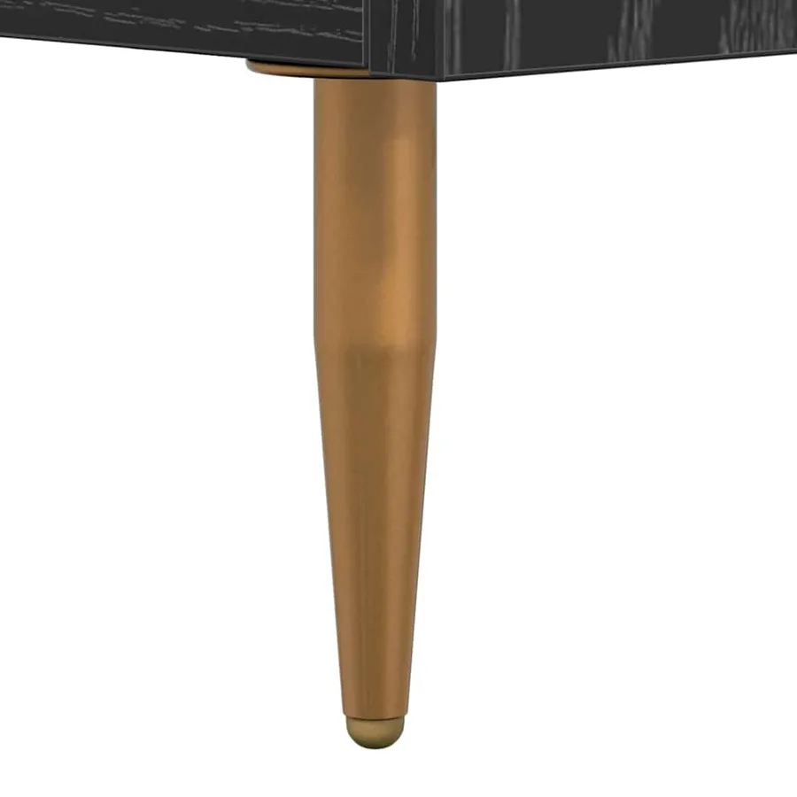 Meuble TV Chêne noir 150 x 36 x 30 cm Bois d'ingénierie - 10