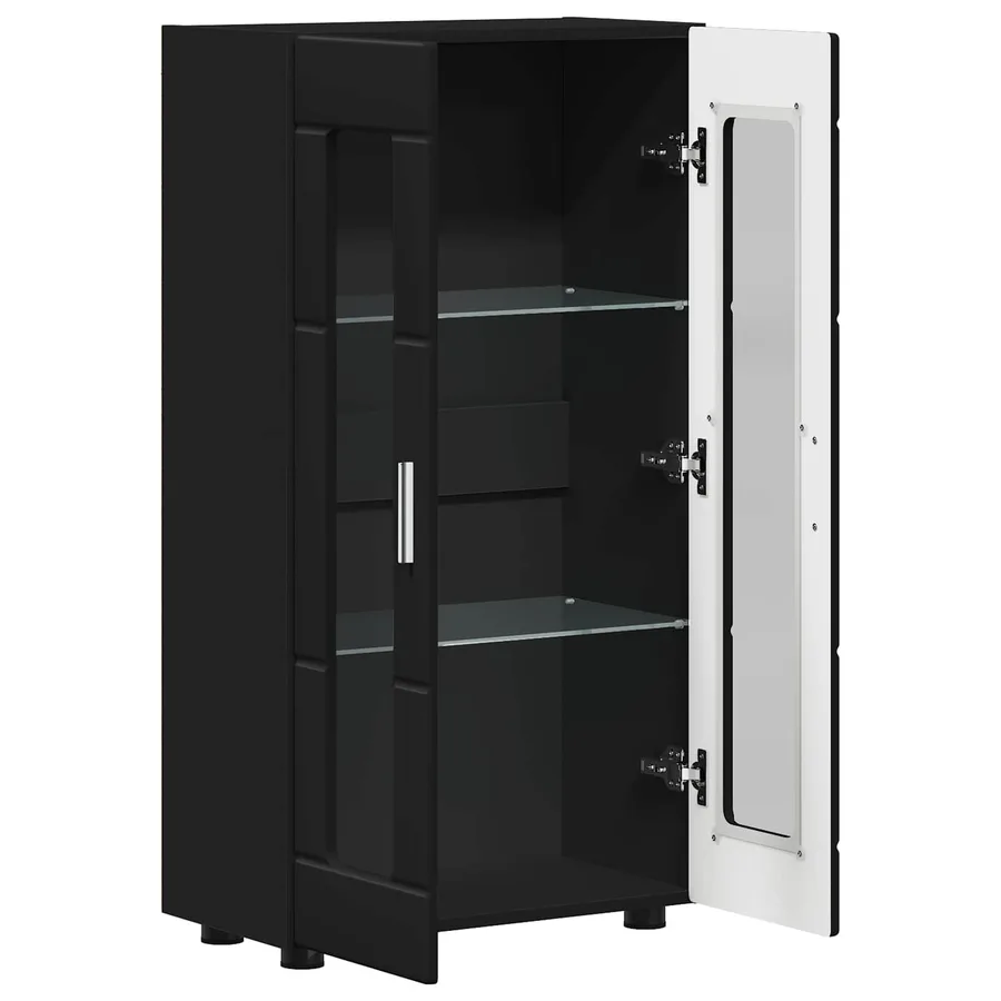 Buffet FLORIN Noir 55,5 x 29 x 100 cm Bois d'ingénierie - 5