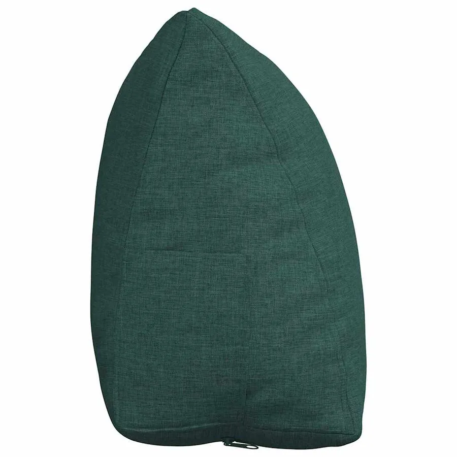Coussin de Dos Vert foncé 45 x 20 x 35 cm tissu - 7