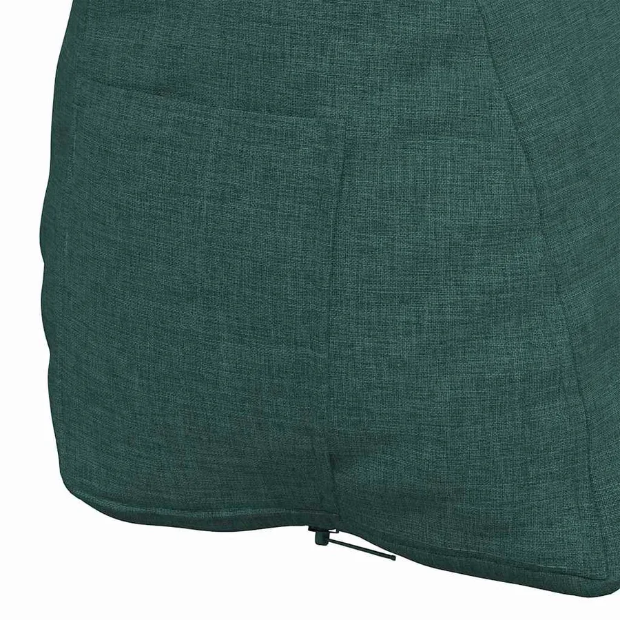 Coussin de Dos Vert foncé 45 x 20 x 35 cm tissu - 9