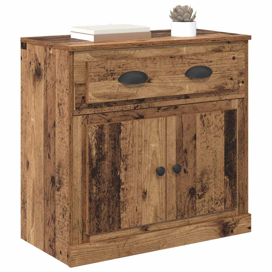 Haut Armoire Bois Ancien 70 x 35,5 x 67,5 cm Bois d'ingénierie - 3