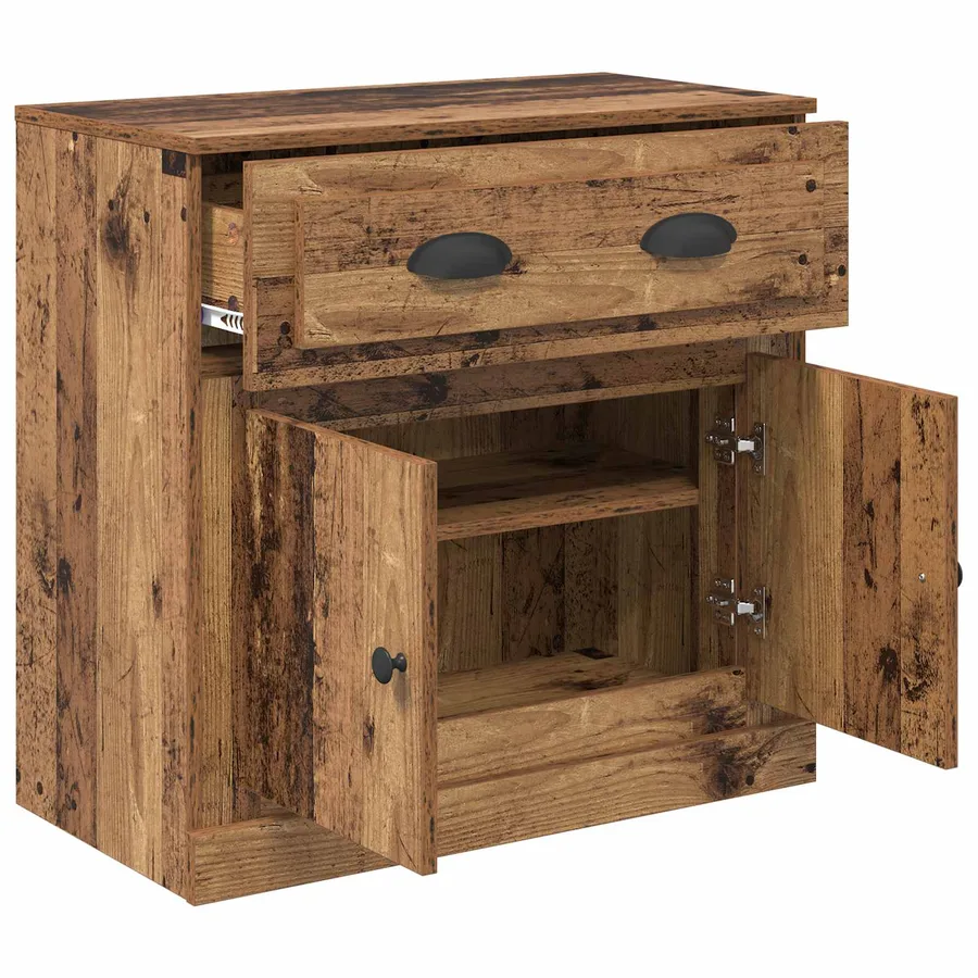 Haut Armoire Bois Ancien 70 x 35,5 x 67,5 cm Bois d'ingénierie - 5