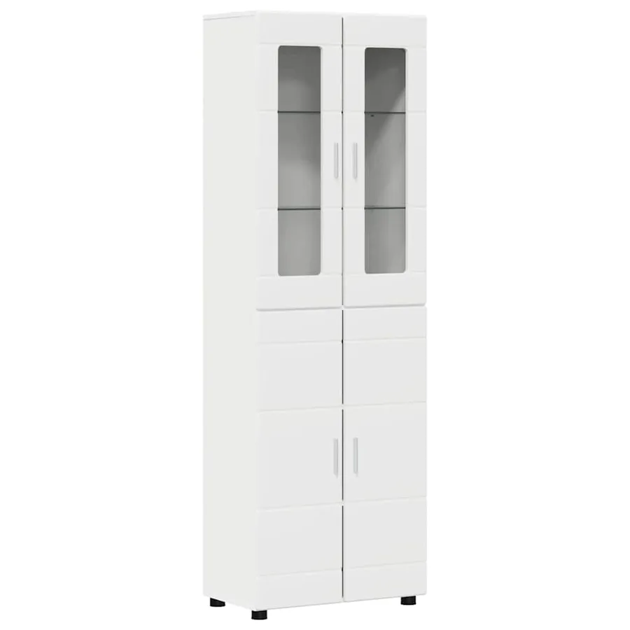 Haut Armoire FLORIN Blanc 60 x 35 x 182 cm Bois d'ingénierie - 2