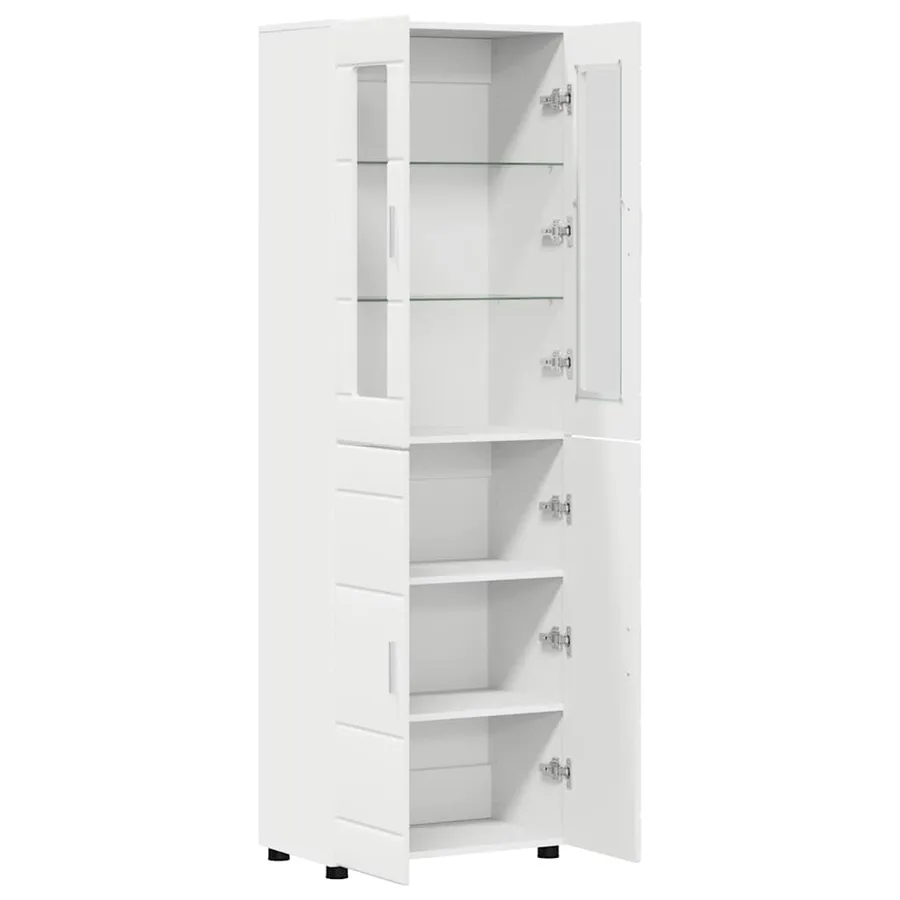 Haut Armoire FLORIN Blanc 60 x 35 x 182 cm Bois d'ingénierie - 5
