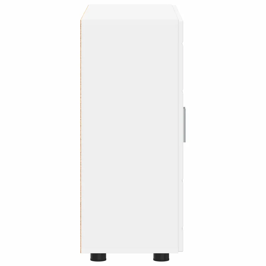 Cabinet en Bois Blanc 88,5 x 30,5 x 73 cm Bois d'ingénierie - 7