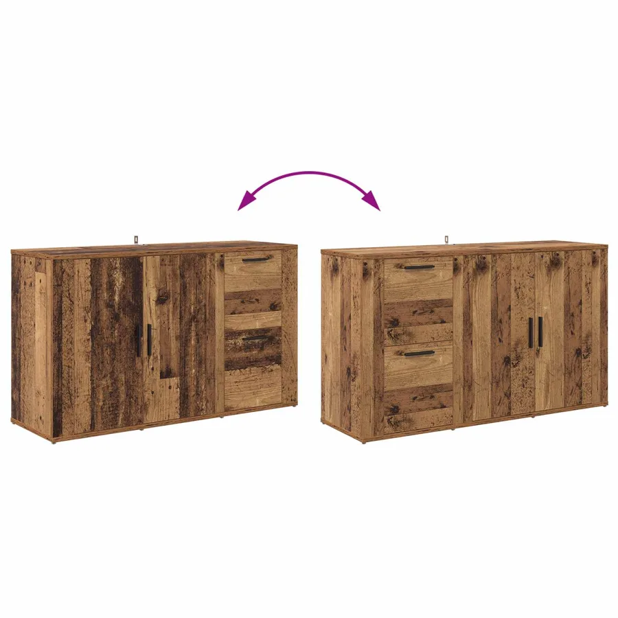 Buffet Bois ancien 100 x 33 x 59,5 cm Bois d'ingénierie - 10