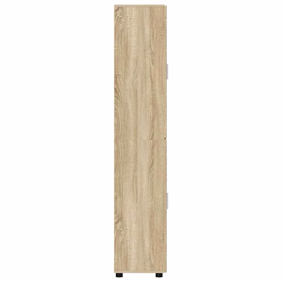 Haut Armoire avec étagère FLORIN Chêne Sonoma 60 x 35 x 182 cm - 7