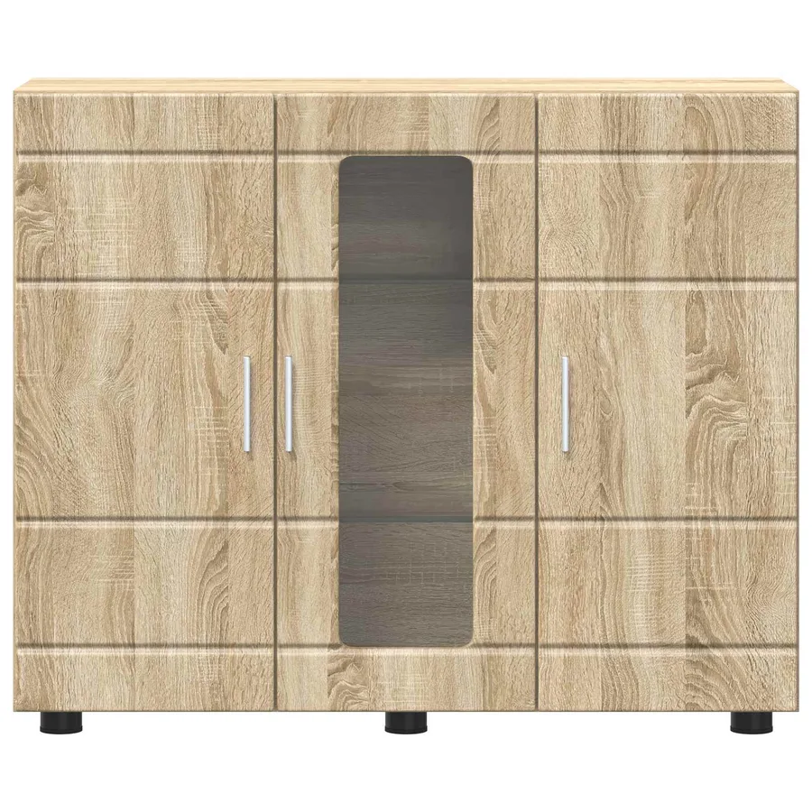 Cabinet en Bois avec stockage Chêne Sonoma 88,5 x 30,5 x 73 cm - 6