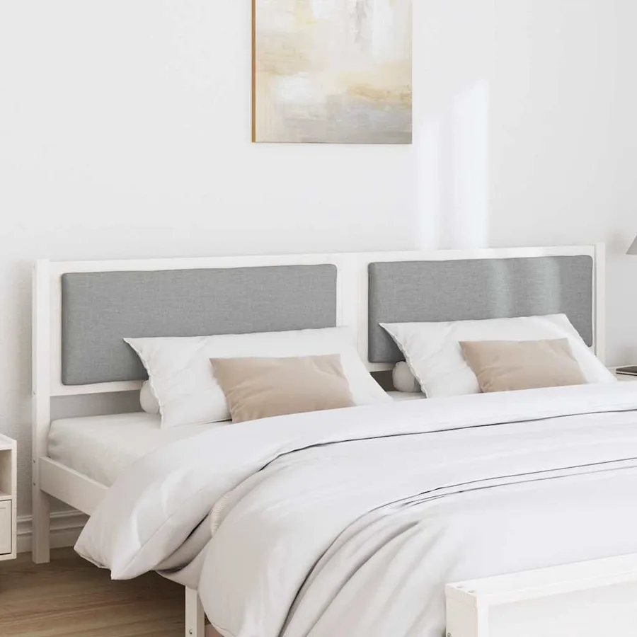 Tête de lit Autre Blanc 180 cm Bois massif en pin - 3